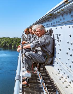 Ro til at nyde udsigten fra den Gamle Lillebæltsbro